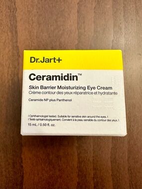 Dr Jart Ceramidin Skin Barrier Moisturizing Eye Cream 15ml/0.50 fl oz.